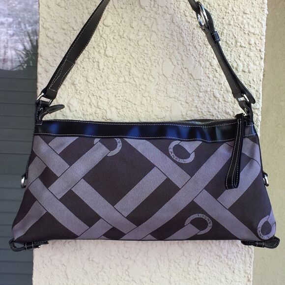 Lancel Shoulder Bag Brown Made in France - Picture 2 of 7